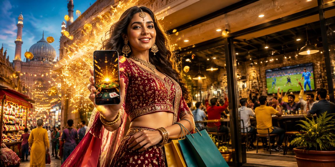 Responsible cricket betting player using mobile device